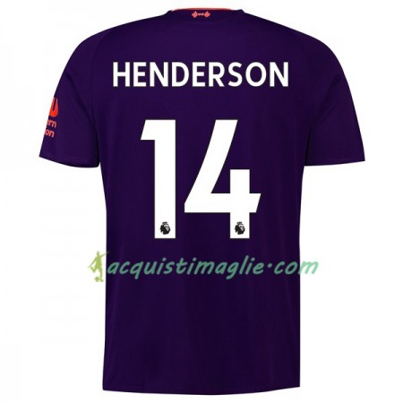 Divisa di Calcio Liverpool Henderson 14 Trasferta 2018/2019